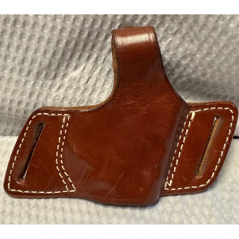Triple K 420 Secret Agent Holster RH 420-5 S&W 945 Brown Leather Snap